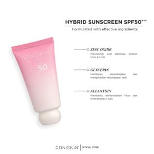 Alternative view of SONiSKiN HYBRID SUNSCREEN