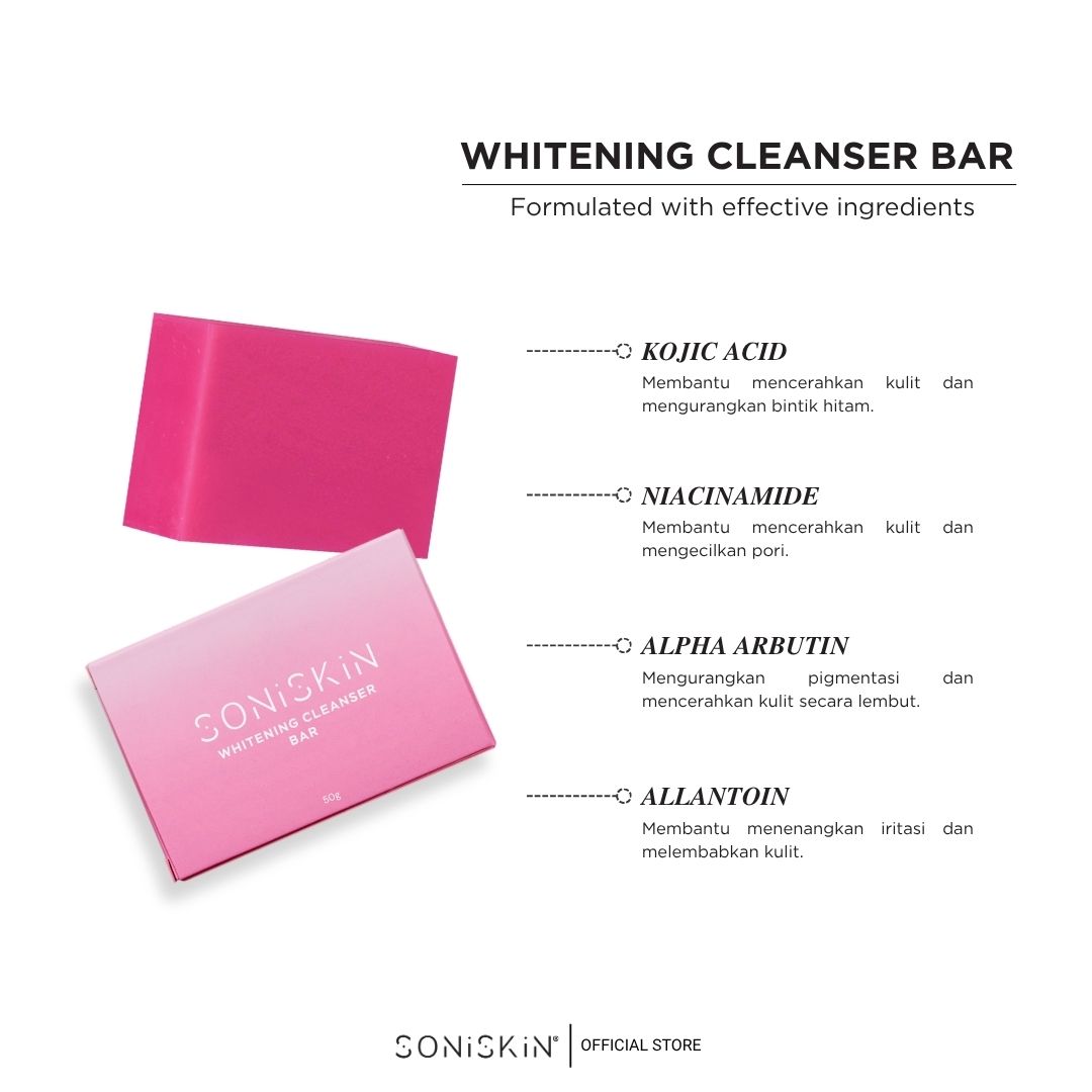 SONiSKiN WHITENING CLEANSER BAR - Image 2