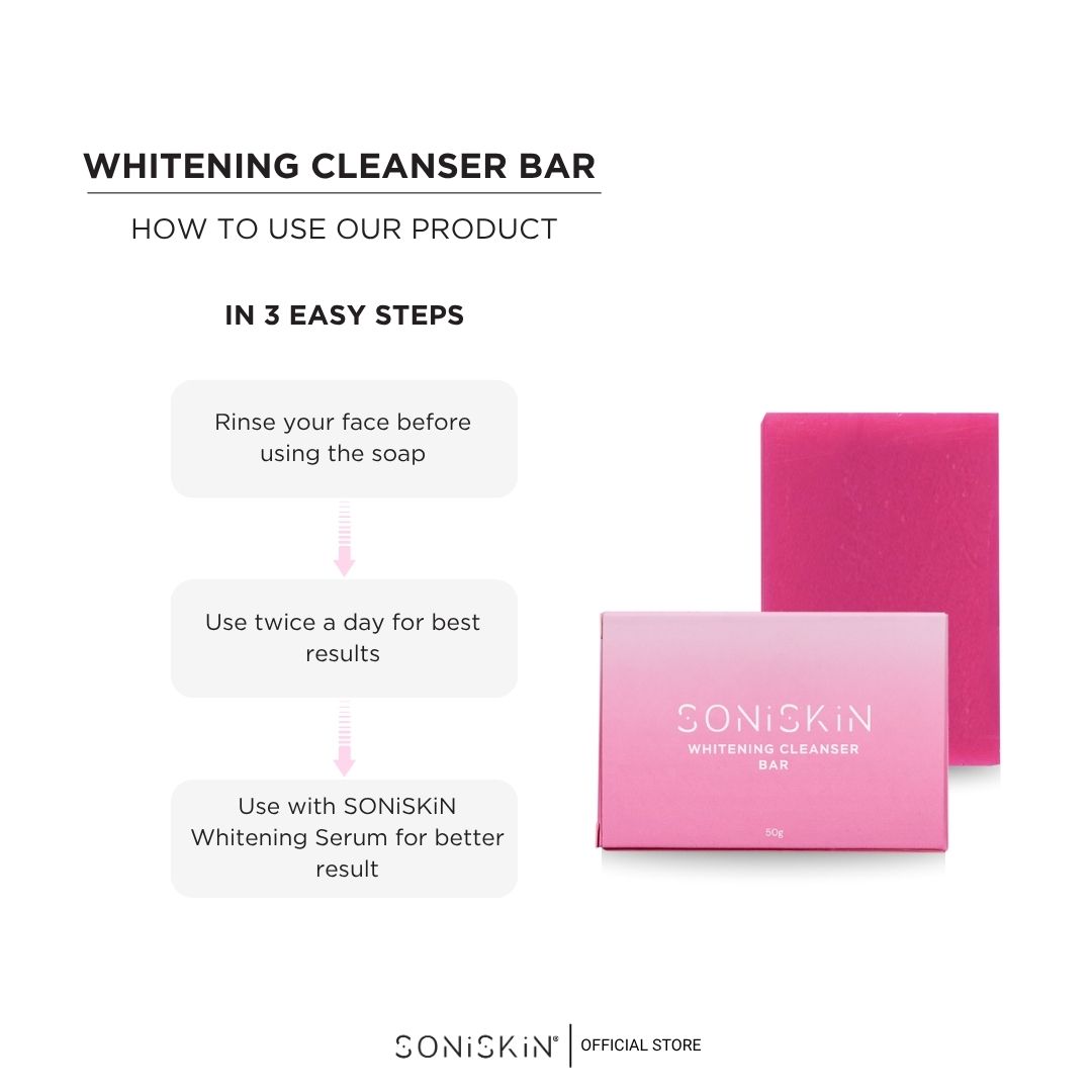 SONiSKiN WHITENING CLEANSER BAR - Image 3