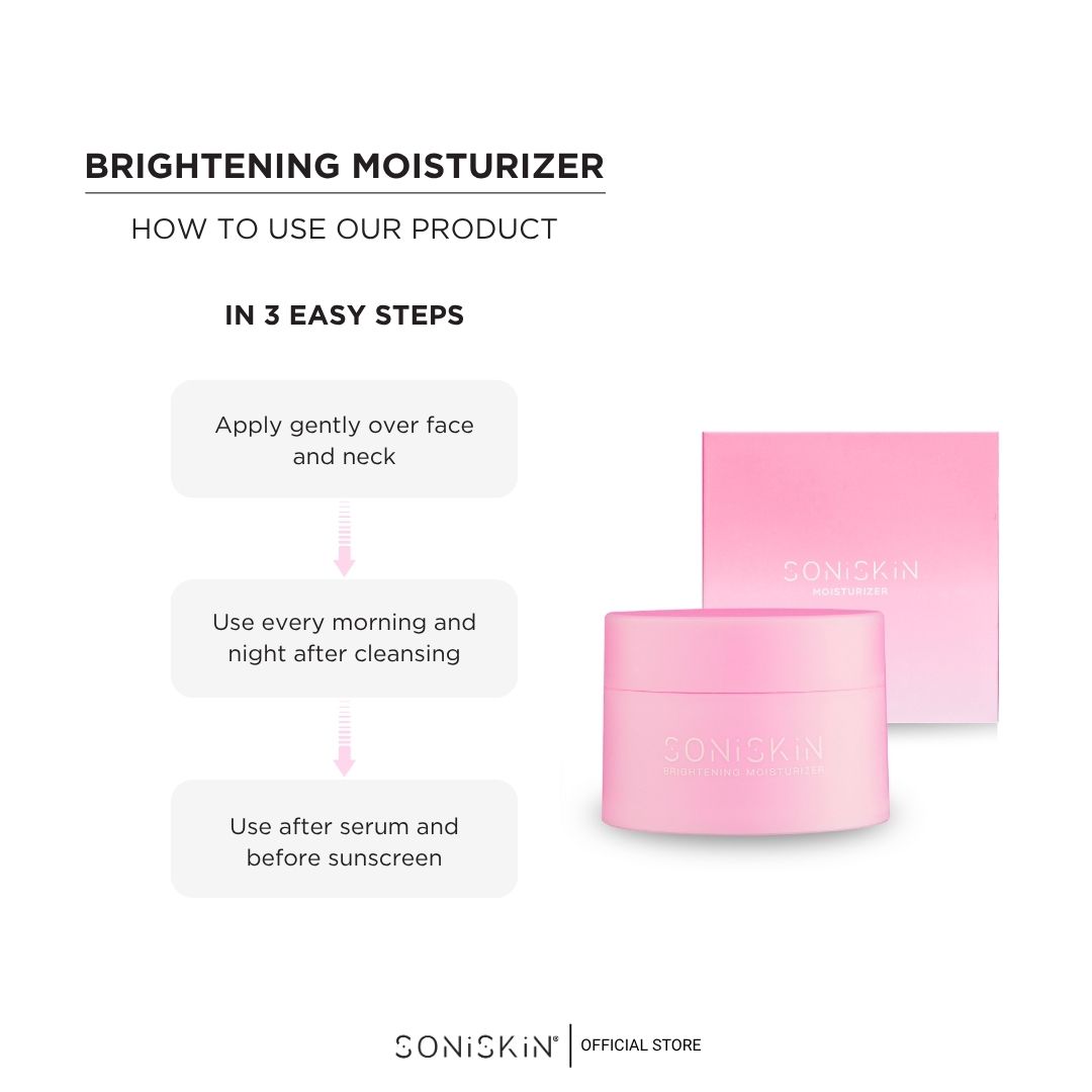 SONiSKiN BRIGHTENING MOISTURIZER - Image 3